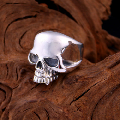 Real Solid 925 Sterling Silver Ring Skeletons Skulls Punk Jewelry Size 8 9 10