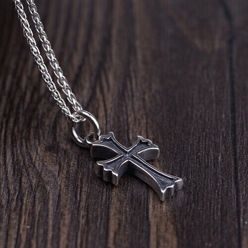 Real 925 Sterling Silver Pendant Cross