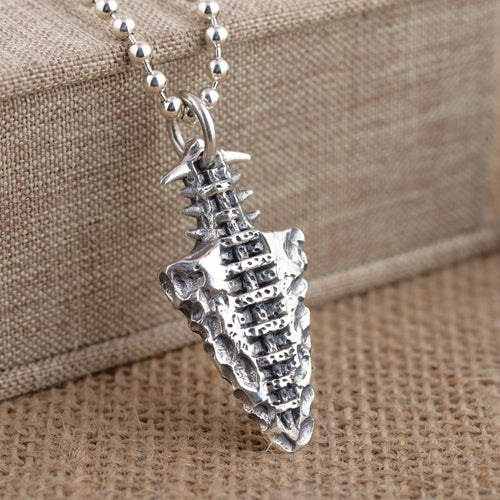 Real 925 Sterling Silver Pendant Stone Implement Gadgets Tools Jewelry