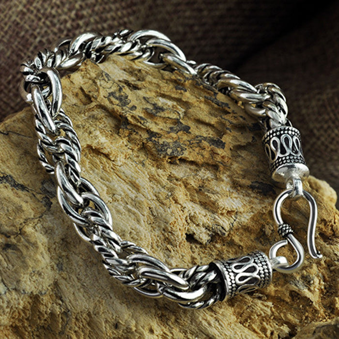 Loop Link Bracelet - Sterling Silver