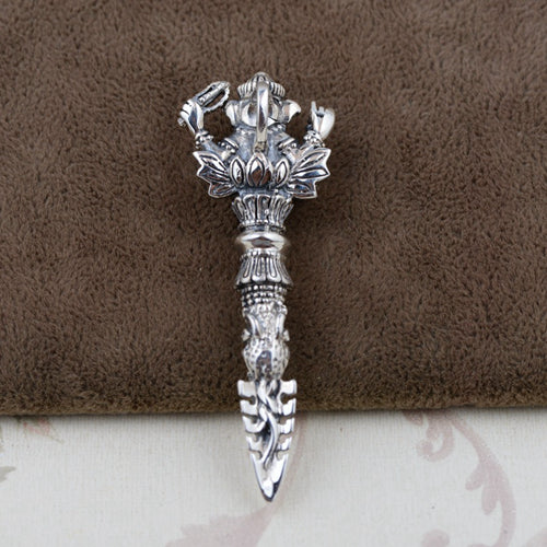 Real 925 Sterling Silver Pendant Geneisha Vajra Jewelry