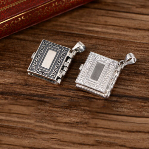 925 Sterling Silver Pendants  Bible Book Catholic Jewelry