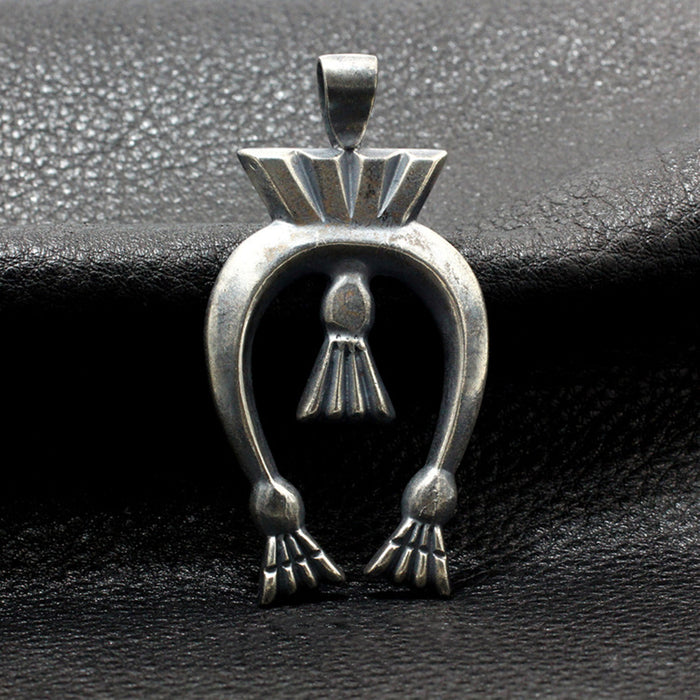 Men's Real Solid 925 Sterling Silver Pendants Two Hands Fashion Jewelry