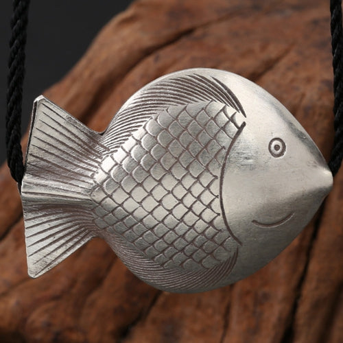 Real 925 Sterling Silver Pendant Fish