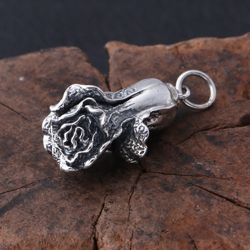 Real 925 Sterling Silver Pendant Cabbage Plants Jewelry