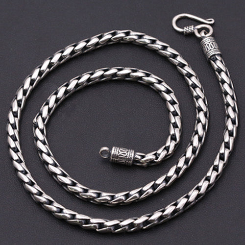 Heavy Solid 925 Sterling Silver Keel Chain 5mm Men's Necklace 18"-24"