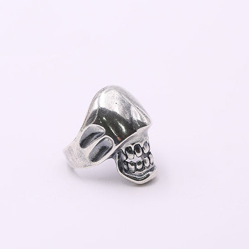 Huge Real Solid 925 Sterling Silver Ring Skeletons Skulls Punk Jewelry Open Size 7 8 9 10