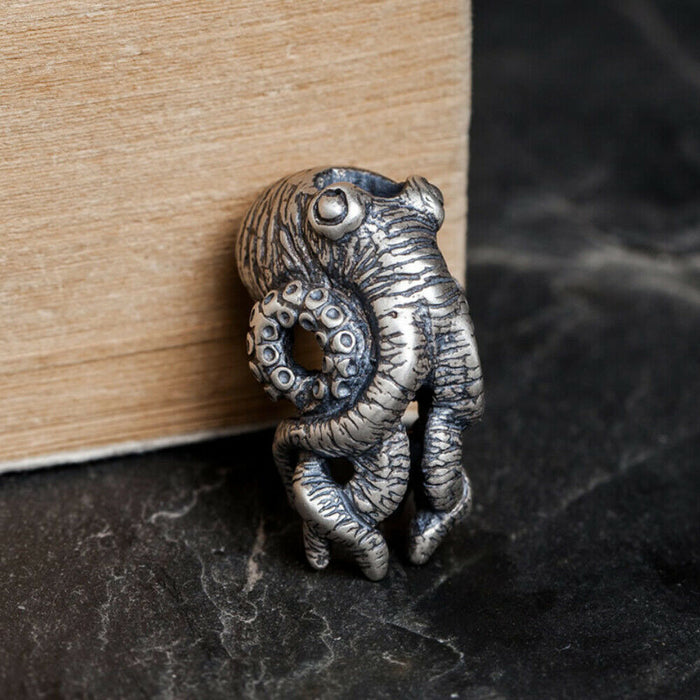 Men's Women's Real Solid 925 Sterling Silver Pendants Jewelry Octopus Animal