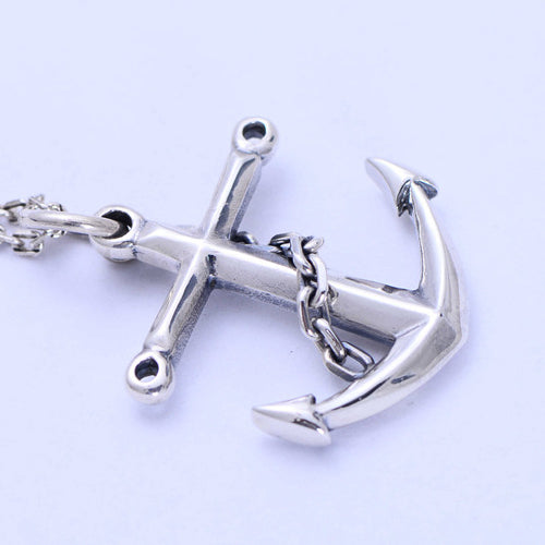 925 Sterling Silver Pendant Anchor Beach & Nautical Jewelry