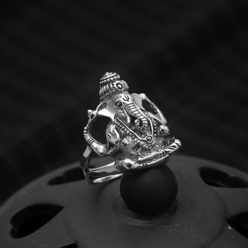 Heavy Real Solid 925 Sterling Silver Ring Animals Elephant King Jewelry Size 8 9 10 11