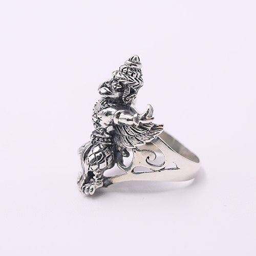 Real Solid 925 Sterling Silver Ring Animals Vulture Eagle King Gothic Jewelry Size 9 10 11 12
