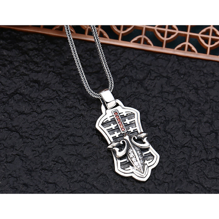 Real Solid 925 Sterling Silver Pendants CZ Inlay Anchor Arrow Cross Gothic Punk Jewelry