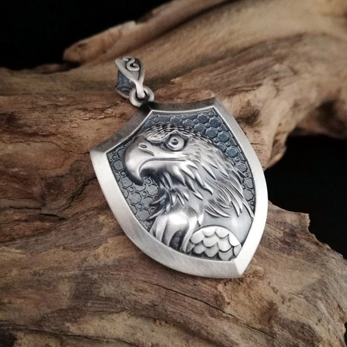Real Solid 999 Fine Silver Pendants Eagle Tiger Dragon Lion Cellular Amulet Men Fashion Jewelry
