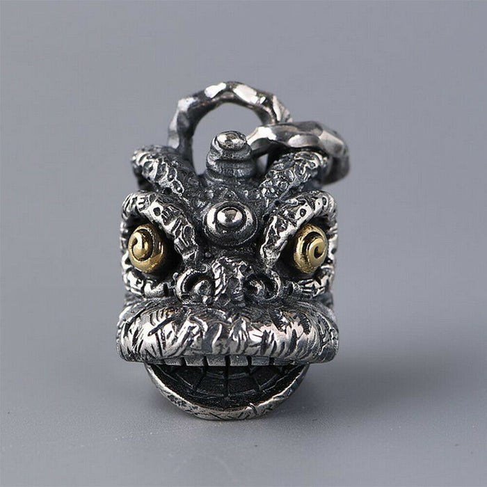 Real Solid 925 Sterling Silver Pendants PiXiu Mythical Animal Wealth Amulet Men Fashion Jewelry