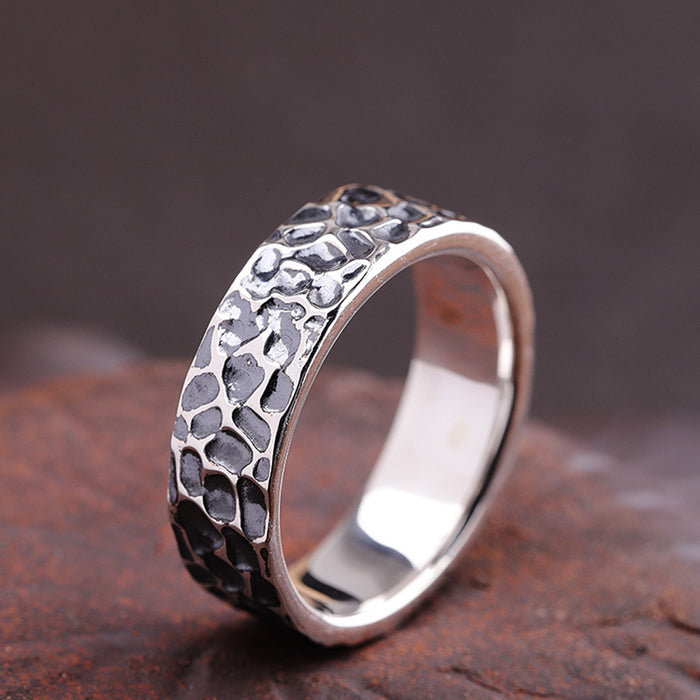 Real Solid 925 Sterling Silver Rings Animals Eagle Irregular Pattern Fashion Punk Jewelry Size 6.5-9