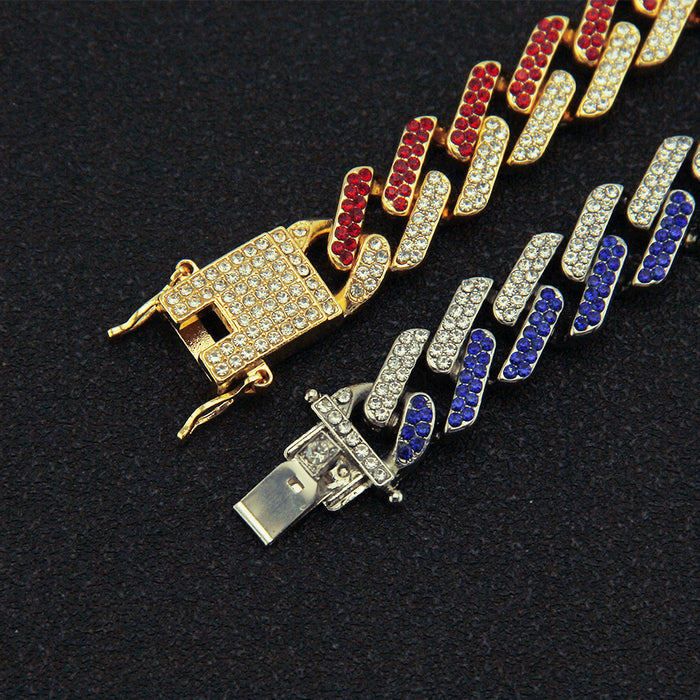 Miami Cuban Link Chain Necklaces Charm Diamond Hip Hop Fashion Jewelry for Men
