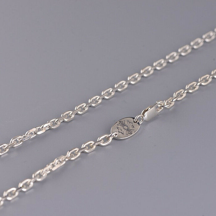 Men's Real Solid 925 Sterling Silver Necklaces Jewelry O-Chain Lobster 18"- 32"