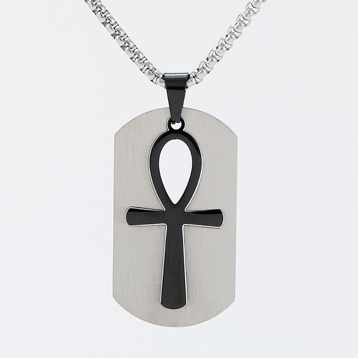 Egyptian Ankh Key Necklace Pendant Symbol of Life Cross Fashion HipHop Jewelry