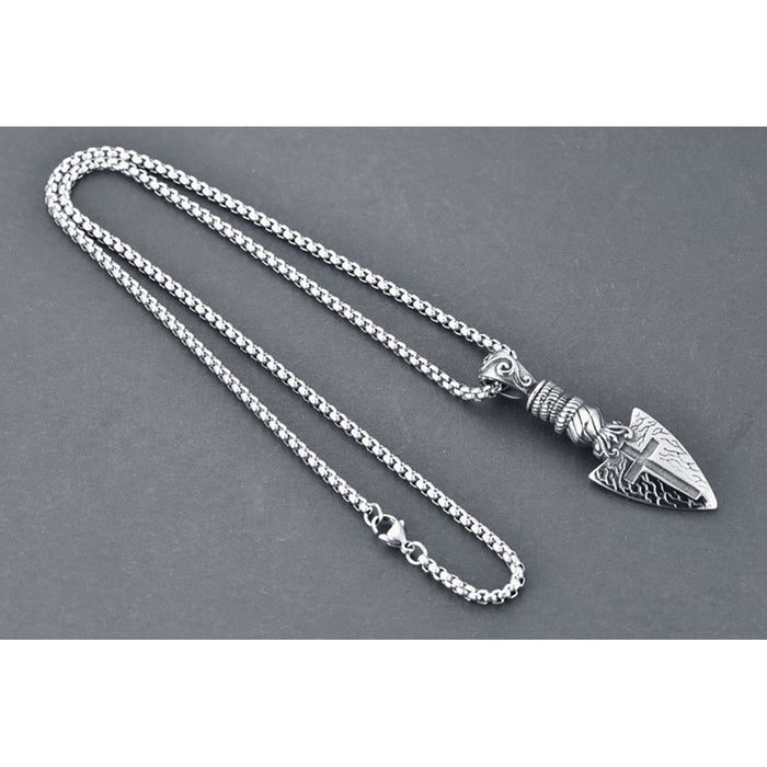 Beautiful Arrow Necklace Pendant Goth Fashion HipHop Jewelry