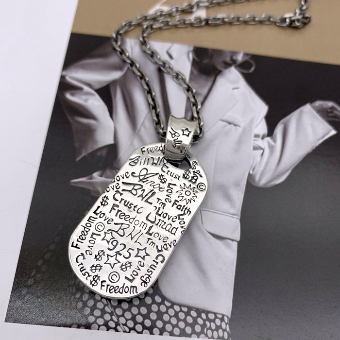 Real Solid 925 Sterling Silver Necklace Pendant Jewelry Cross Sun Amulet HipHop Rock 24"