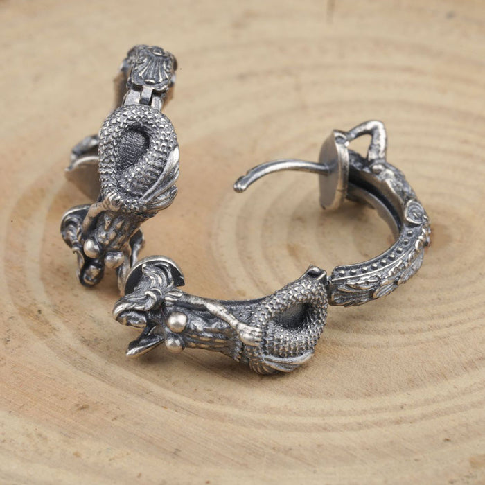 925 Sterling Silver Earrings The Daughter of the Sea Mermaid Men Women Jewelry