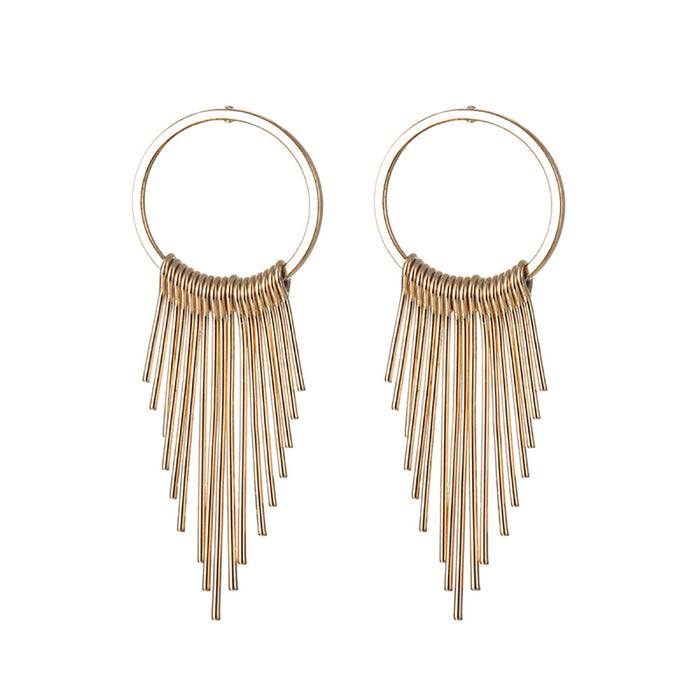 10 Pairs Lot ElegantTassel Earrings Gold Plated Wholesale Women Fashion Jewelry