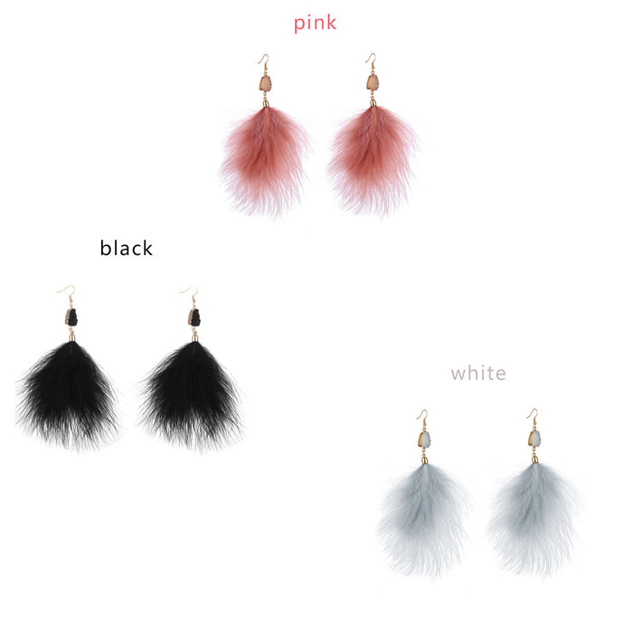 10 Pairs Lot Feather Earrings Gold Plated Wholesale Women Fashion Jewelry