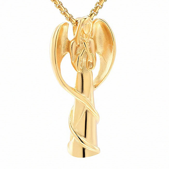 Angel Wings Necklace Pendant Angels Cremation Urn Perfume Bottle Keepsake Jewelry