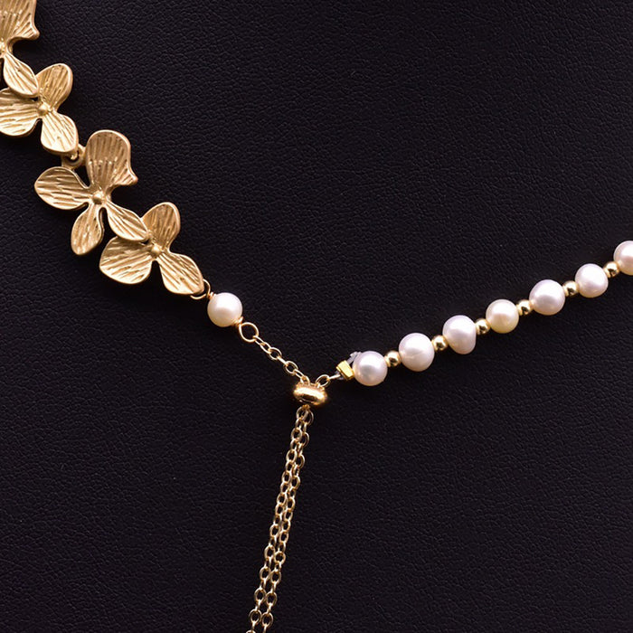 Natural Freshwater Pearl Necklace Women Beautiful Fashion Jewelry Adjustable