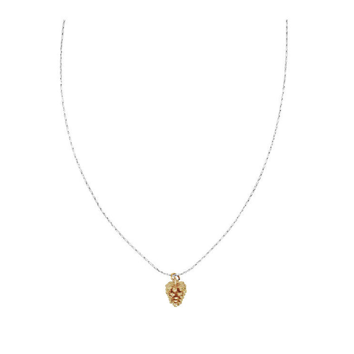 925 Sterling Silver Cute Acorn Necklace Pendant Plants Beautiful Fine Jewelry