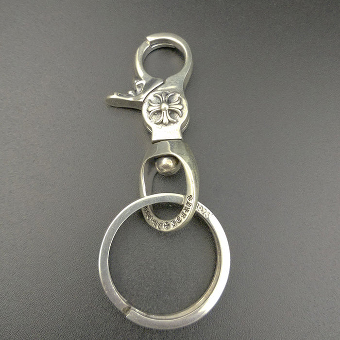 925 Sterling Silver Key Jump Ring Clasp Jewelry DIY Making Findings