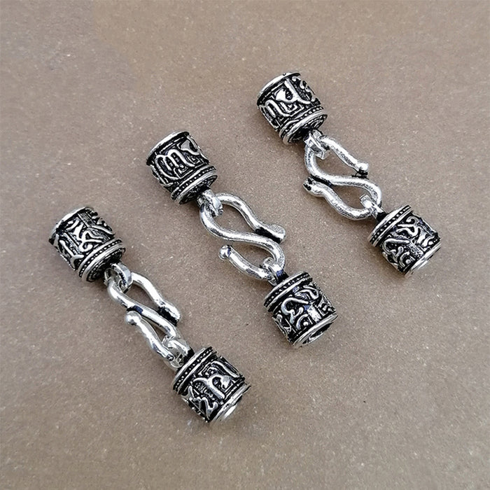 2Pcs/Set 925 Sterling Silver DIY S Hook Clasp Connector End Bracelet Necklace