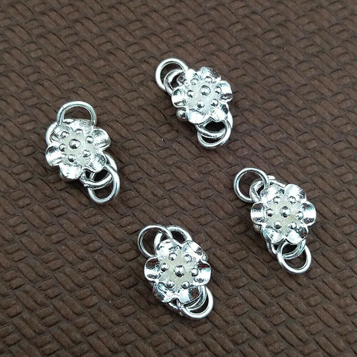 5Pcs/Set 925 Sterling Silver DIY S Hook Clasp Jump Ring Connector Bracelet Necklace