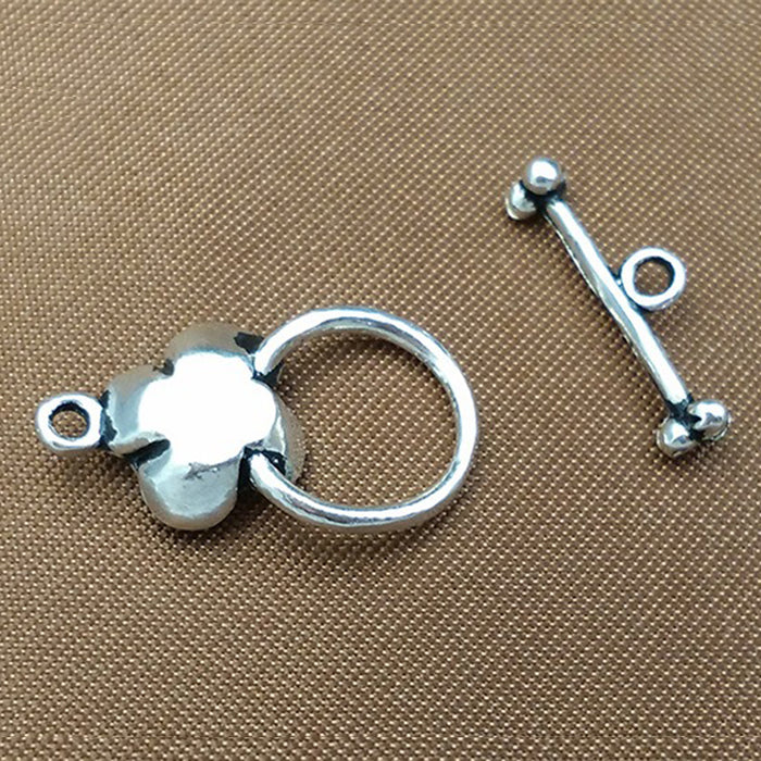 5Pcs 925 Sterling Silver S Hook OT Clasp Connector Bracelet Necklace Making DIY