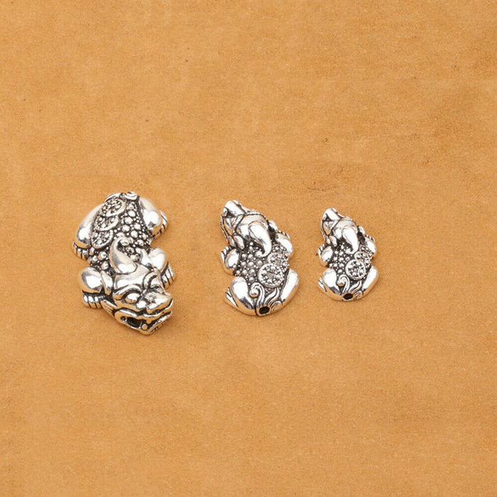 2Pcs 925 Sterling Silver Animal Spacers Beads Loose For Bracelet DIY Making Parts