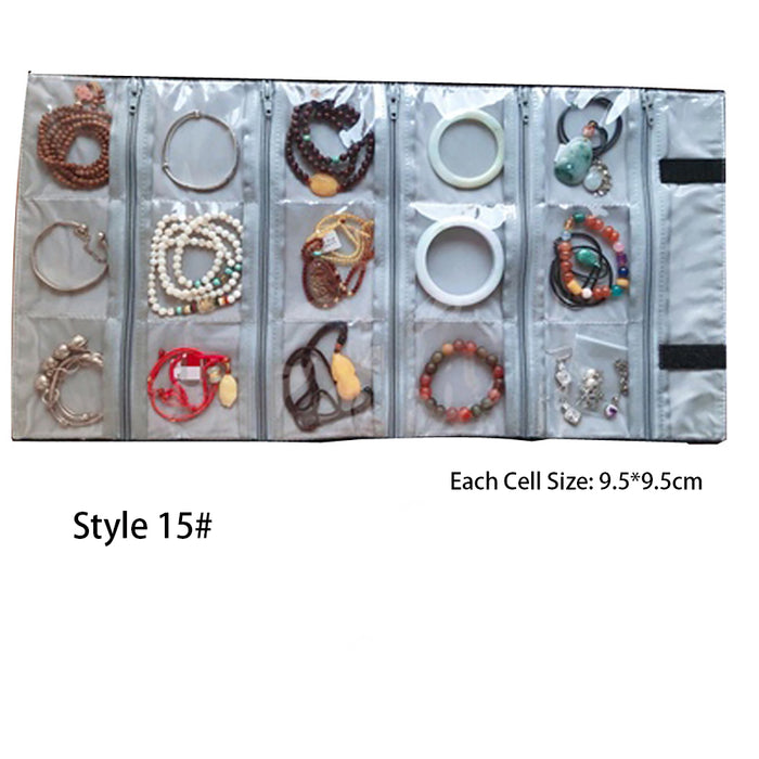 Jewelry Travel Rolls Accessories Organizer Storage Jewelry Display Multipurpose