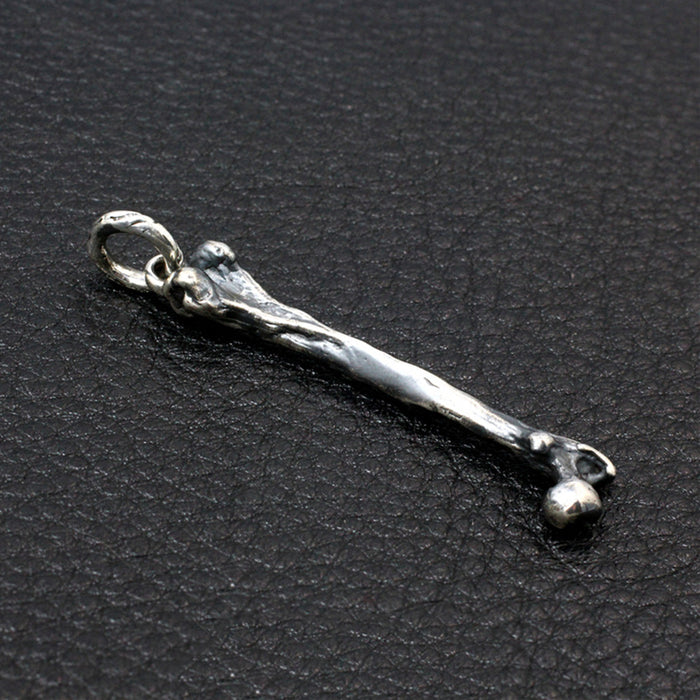Men's Women's Real Solid 925 Sterling Silver Pendants Skeleton Jewelry