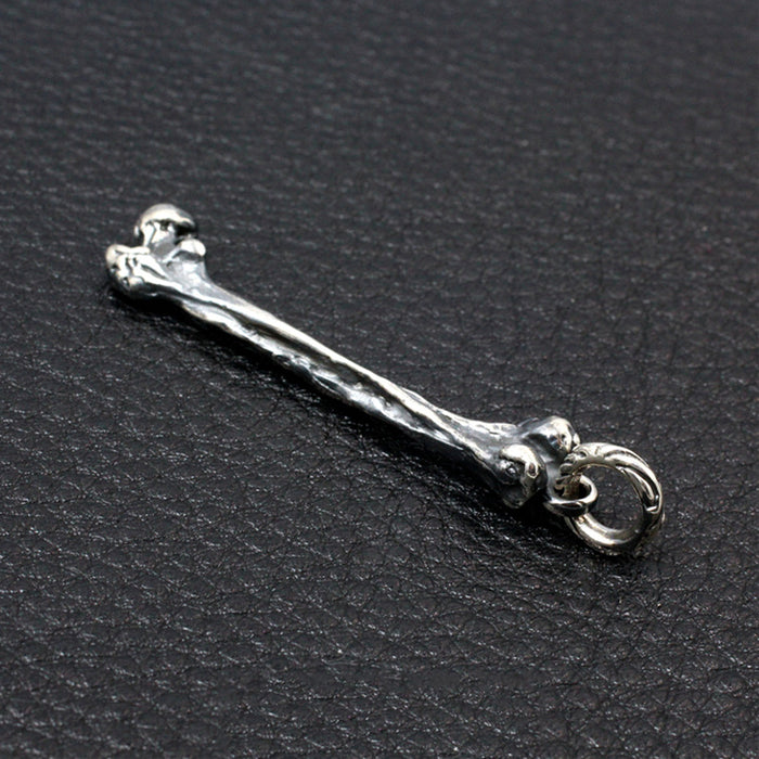 Men's Women's Real Solid 925 Sterling Silver Pendants Skeleton Jewelry