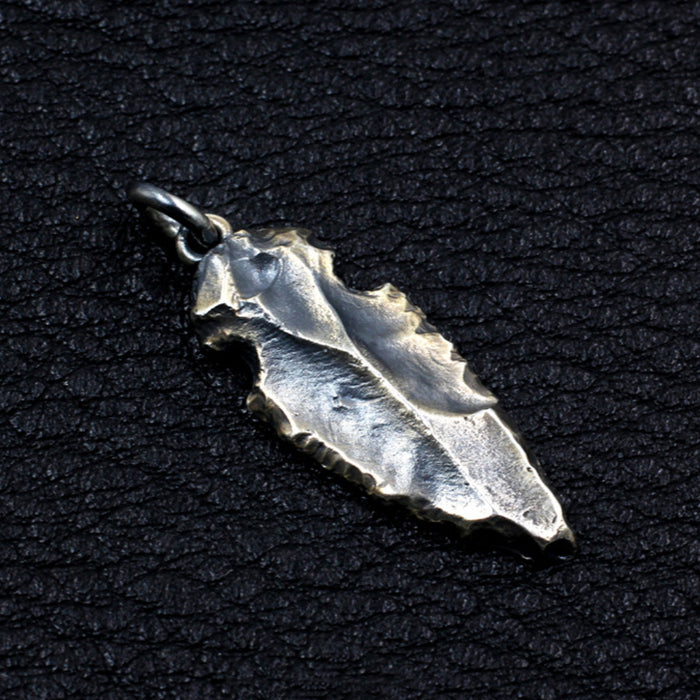 Men's Women's Real Solid 925 Sterling Silver Pendants Fashion Arrow Spear Tip